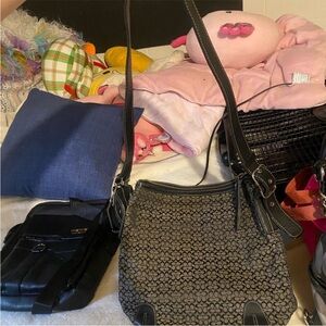 Stylish Black and Gray Women's Bag